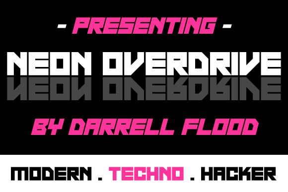 Neon Overdrive font